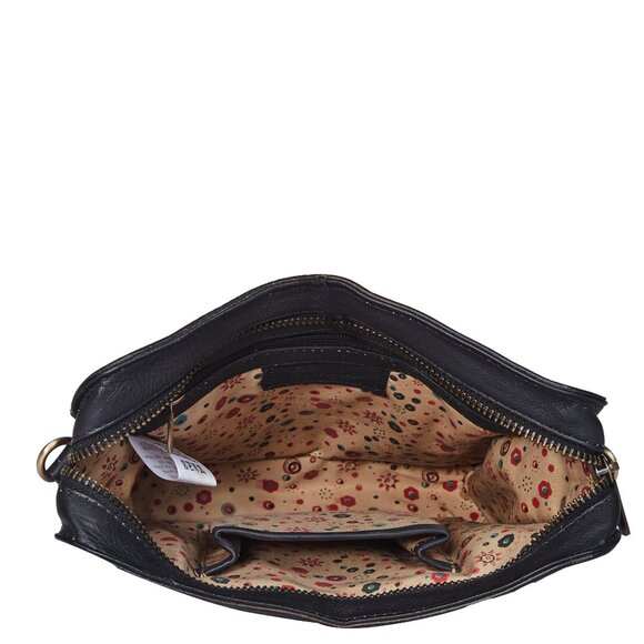 Ladies Hand-Painted Orange Butterfly-Shaped Crossbody Sling Bag - Picture 4 of 6